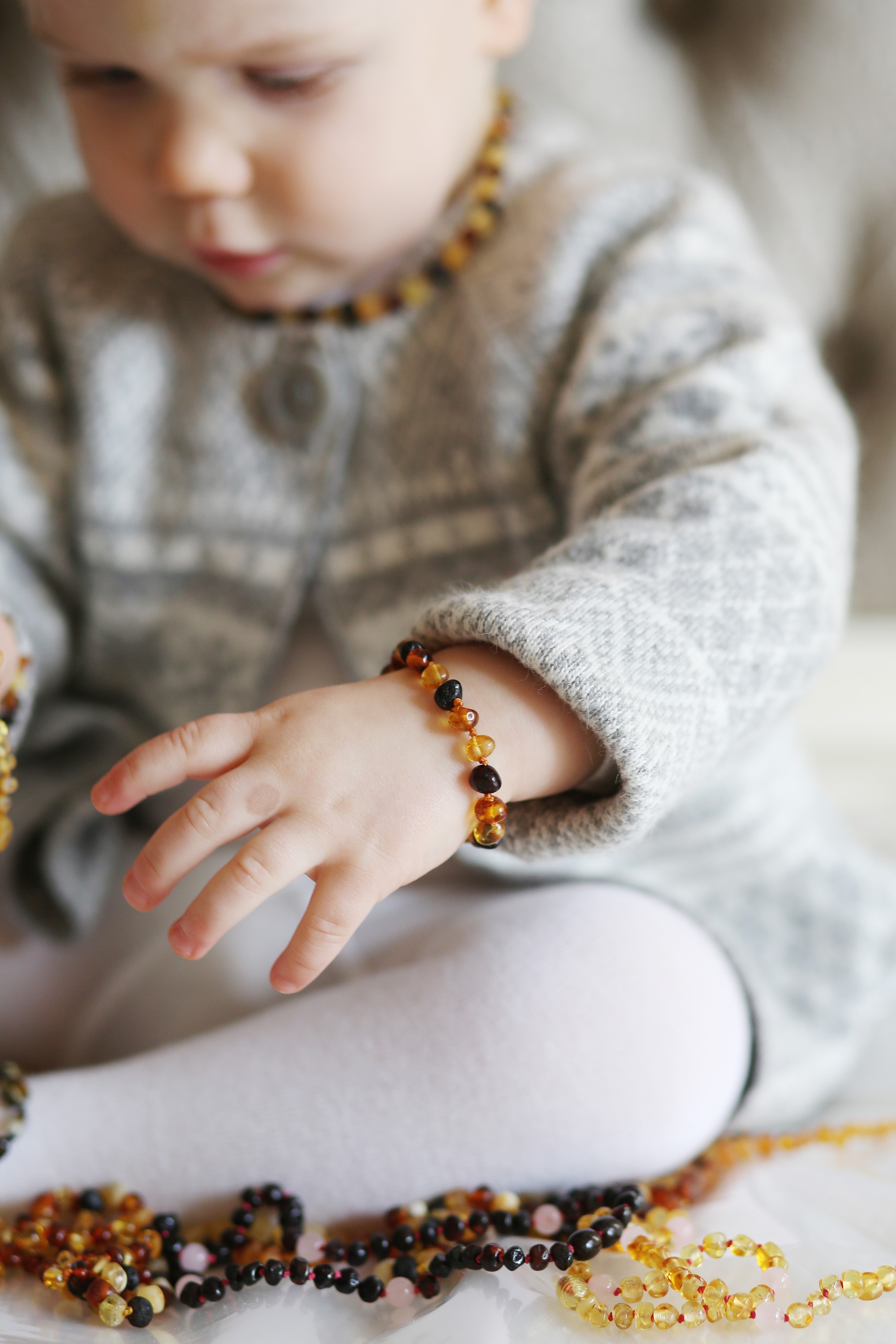 baltic amber teething necklace